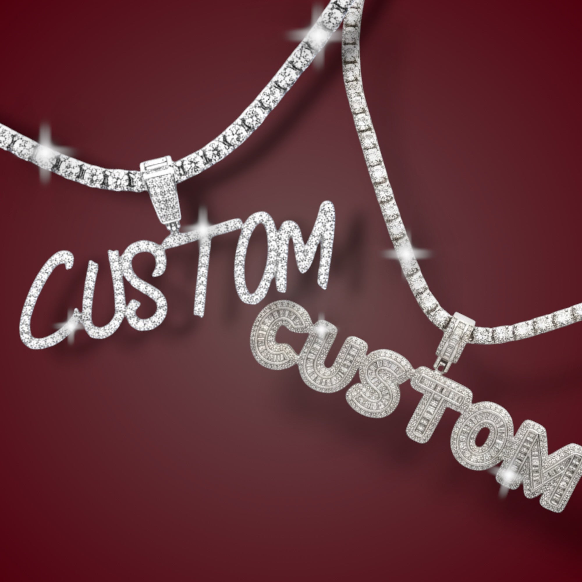 Custom Ice Out Zawieszki