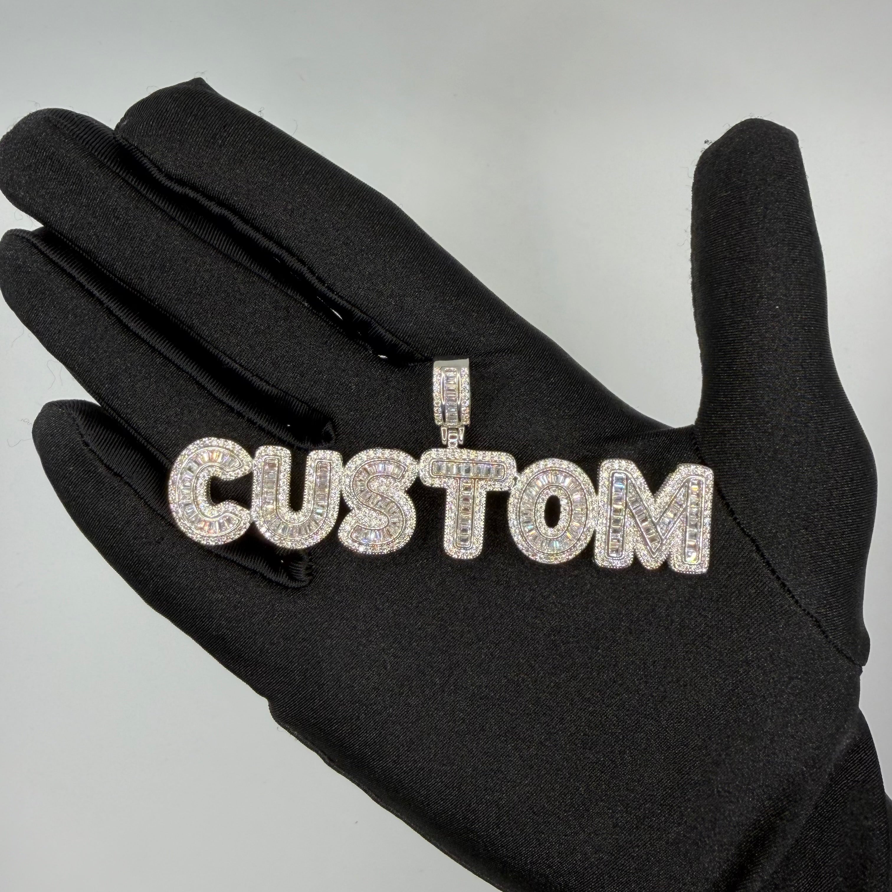 Custom Ice Out Zawieszka Bubble
