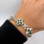 Bransoletka Flower Emerald