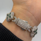 Bransoletka Flower Emerald