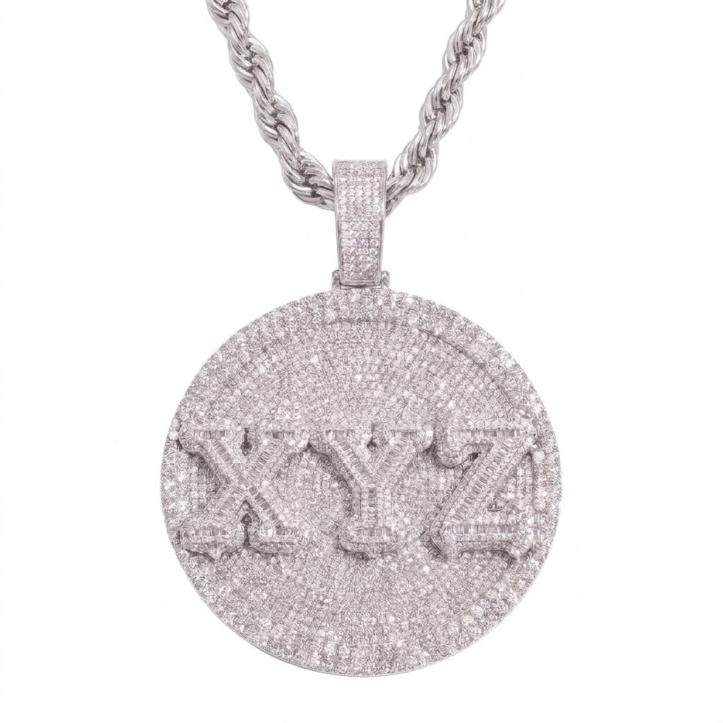 Custom Ice Out Zawieszka Circle
