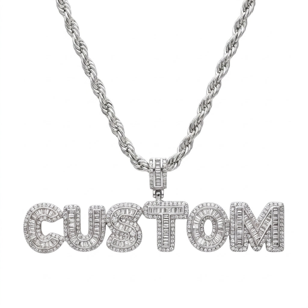 Custom Ice Out Zawieszka Bubble