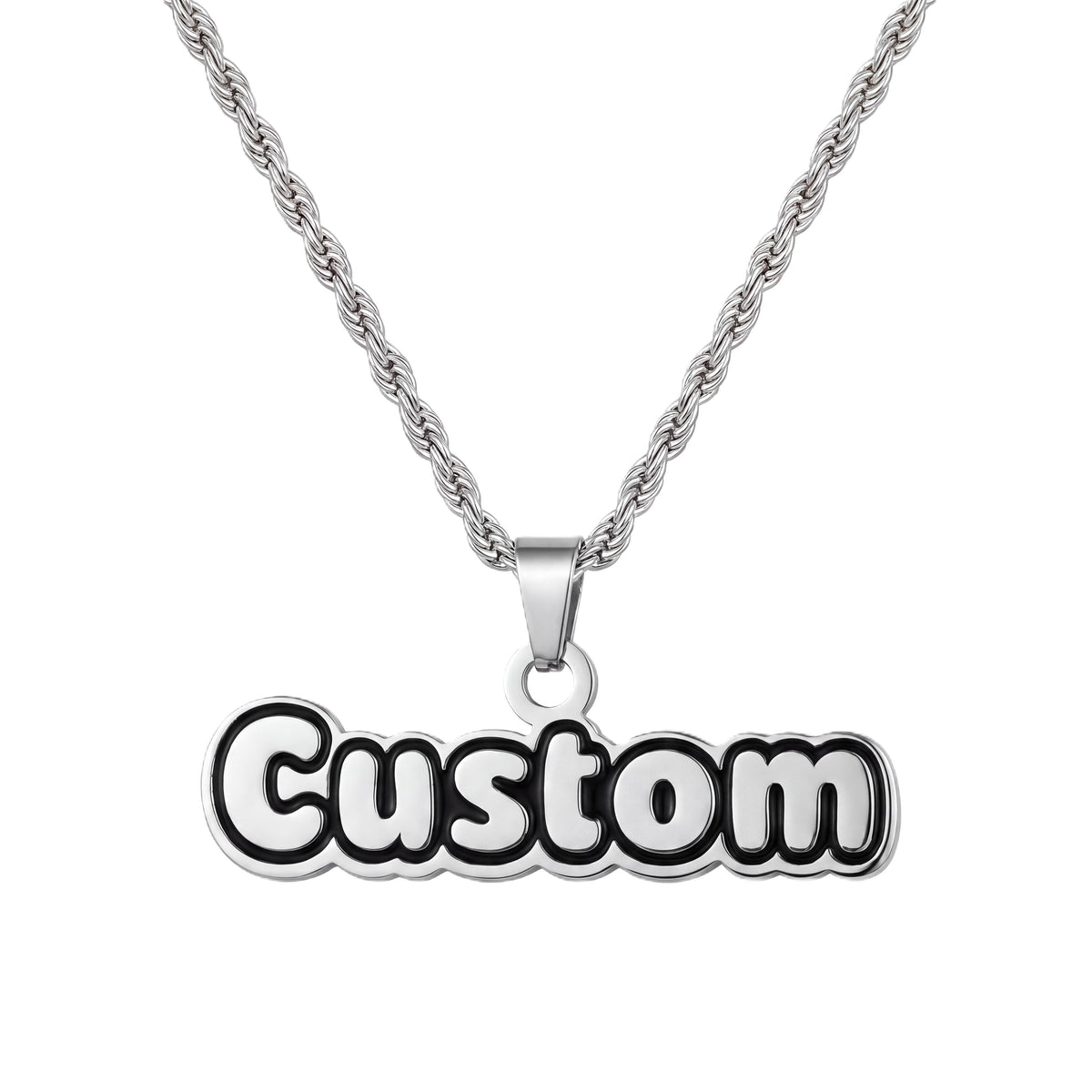 Zawieszka Custom Outline Srebrna