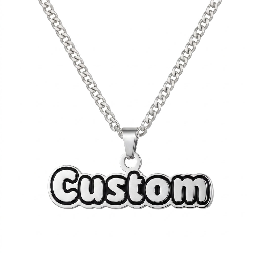 Zawieszka Custom Outline Srebrna