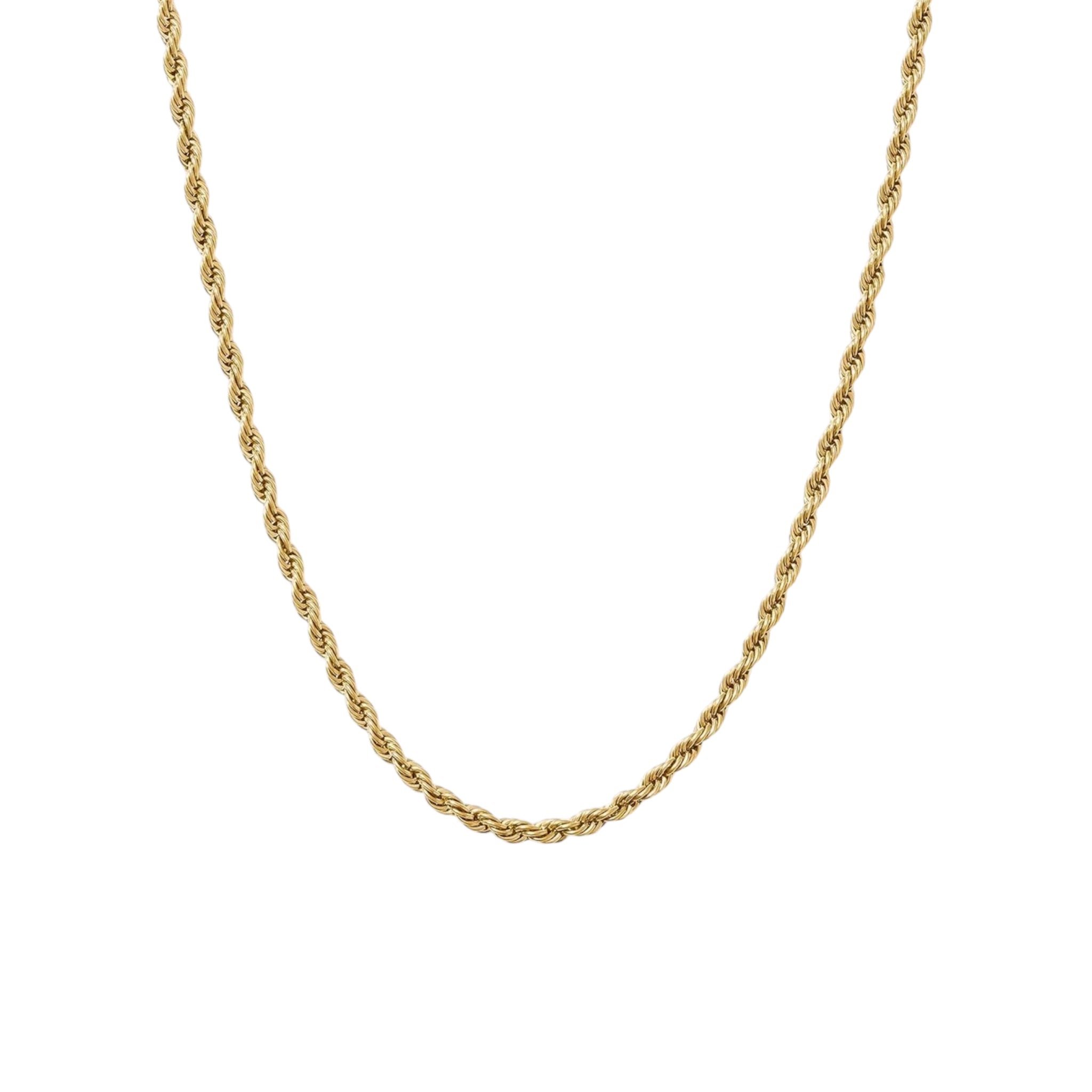 Naszyjnik Rope 3mm Złoto